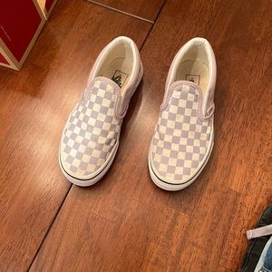 Vans Purple Checkered Size 1.5